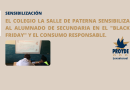 El Colegio La Salle de Paterna sensibiliza al alumnado de Secundaria en el “Black Friday” y el Consumo Responsable.