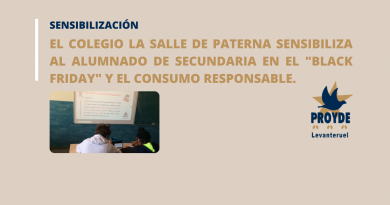 El Colegio La Salle de Paterna sensibiliza al alumnado de Secundaria en el “Black Friday” y el Consumo Responsable.