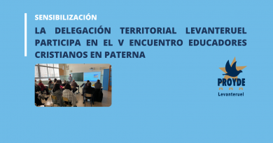 La delegación territorial Levanteruel participa en el V Encuentro Educadores Cristianos en Paterna