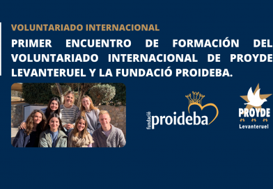 Primer Encuentro de Formación del Voluntariado Internacional de Proyde Levanteruel y la Fundació Proideba
