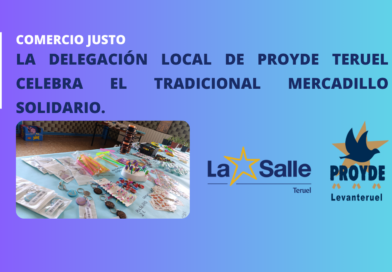 La Delegación Local de Proyde Teruel celebra el tradicional Mercadillo Solidario
