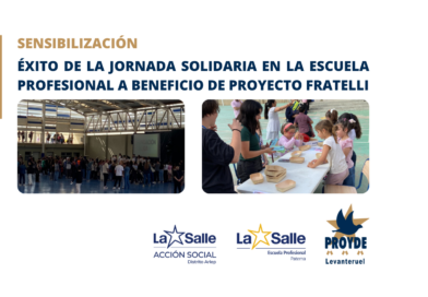 Éxito de la jornada solidaria en la Escuela Profesional a beneficio de Proyecto Fratelli