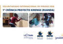 Primera crónica del voluntariado en Ruanda.