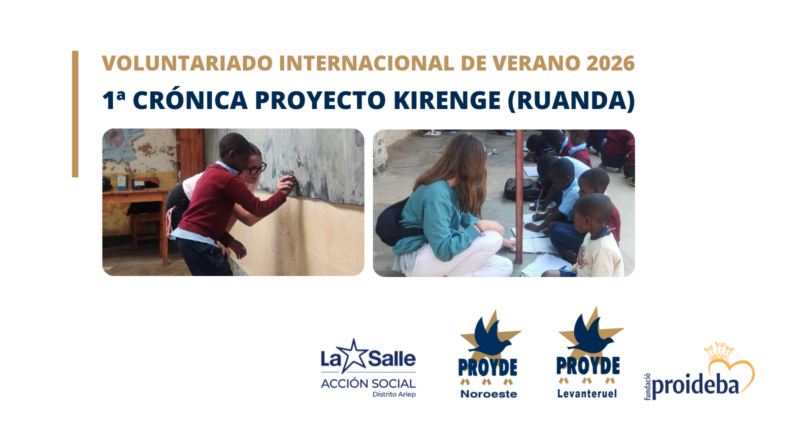 Primera crónica del voluntariado en Ruanda.