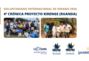 Cuarta crónica del voluntariado en Ruanda.