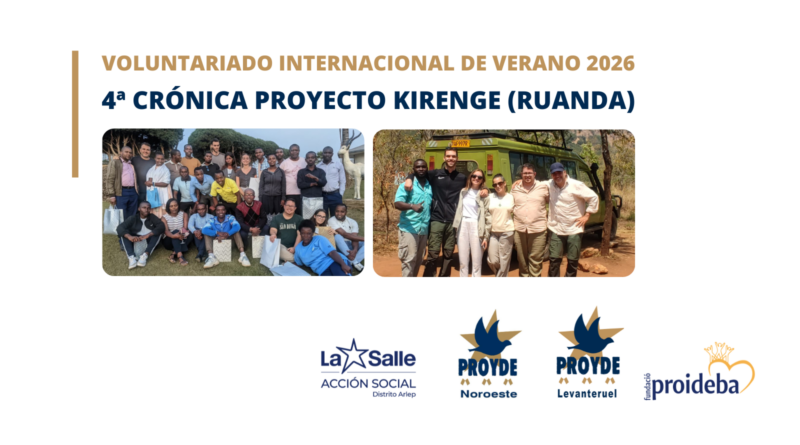 Cuarta crónica del voluntariado en Ruanda.